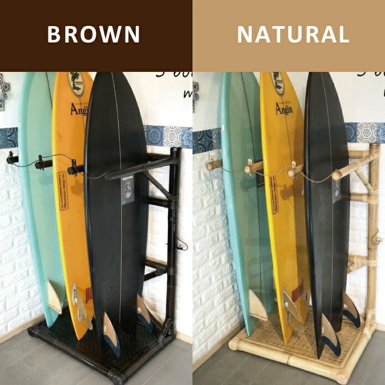 バンブーサーフボードラック 3本収納可能 ※直接渡し限定 バンブー