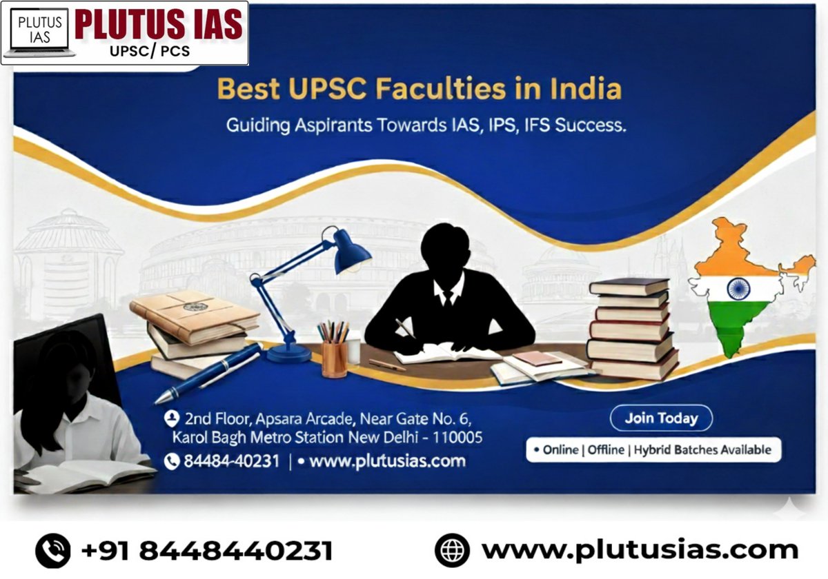 ias_plutus's tweet image. Best UPSC Faculties in India at Plutus IAS! 🌟 Learn from IAS AIR-1 Dr. Raju Narayana Swamy, Dr. Hardeep Singh (IAS Retd.), Dr. Huma Hassan &amp;amp; more toppers! GS | Optionals | Mentorship | Hybrid Classes Delhi • Chandigarh  
plutusias.com/faculty 
#PlutusIAS #UPSC2026