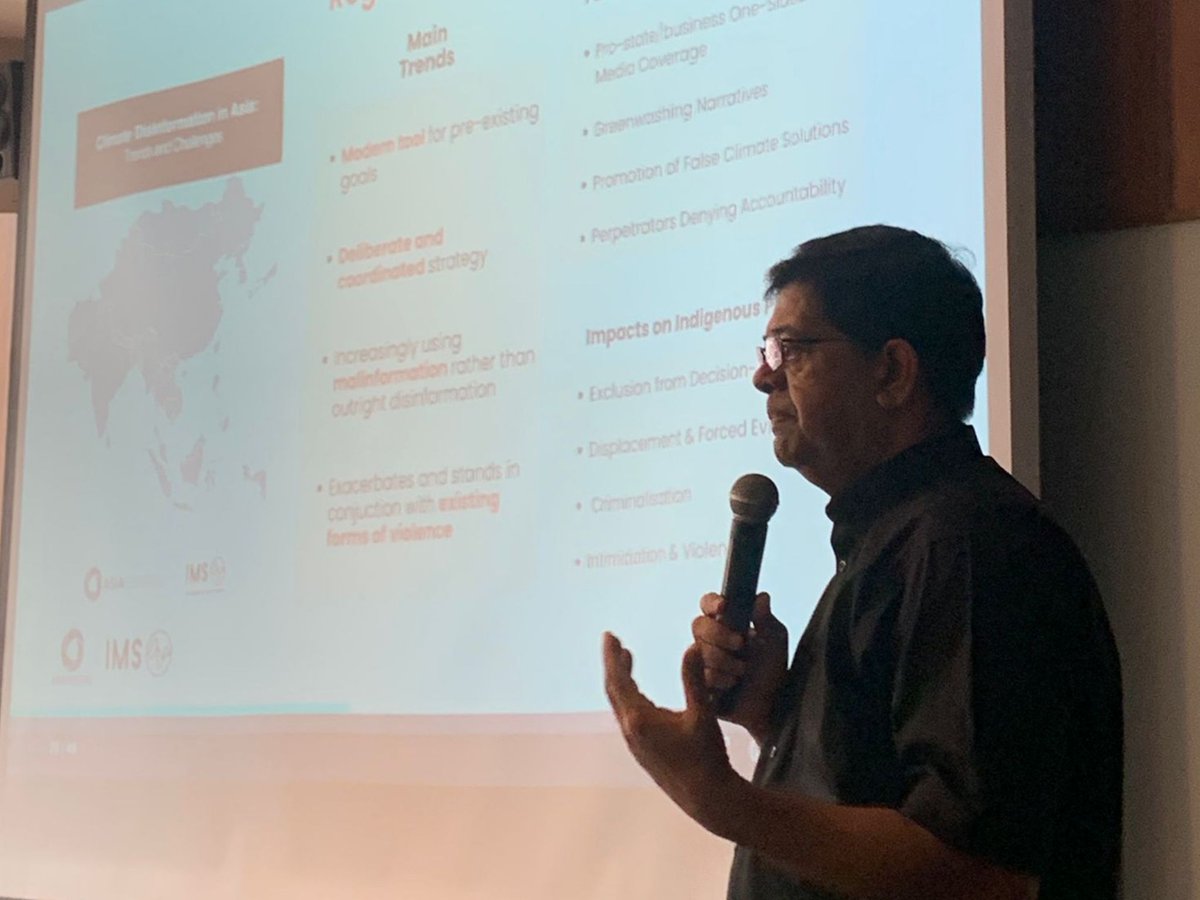 jamesgomezsg's tweet image. I'm currently in Kuala Lumpur for the Training of Trainers session on “Addressing Climate Change Disinformation with Constructive Approaches,” where I led a session titled “Climate Disinformation Revealed.”

#ClimateDisinformation #AsiaCentre #KualaLumpur