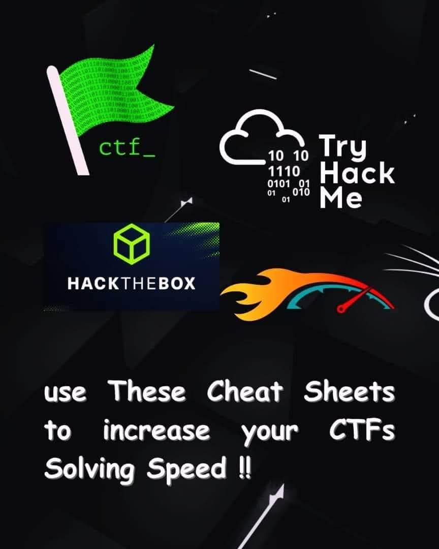 Anastasis_King's tweet image. 🧠 CTF Cheat Sheets to Boost Your Solving Speed ⚡🚩

Capture the Flag (CTF) platforms like TryHackMe, Hack The Box, and traditional jeopardy-style competitions require fast thinking, structured methodology, and solid familiarity with common techniques.

🔖 #CTF #TryHackMe