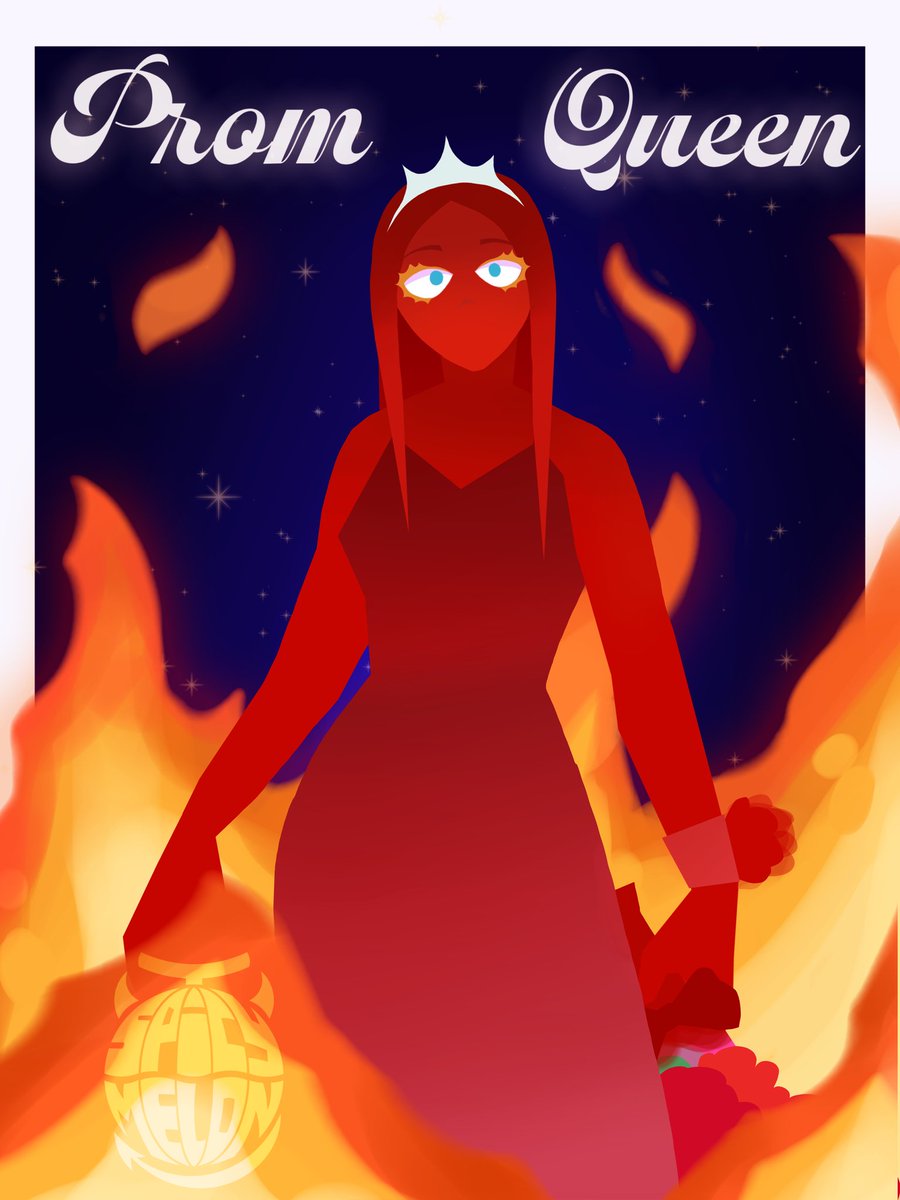 Spiicymeloon's tweet image. Will you be my Prom Queen? (⁠๑⁠•⁠﹏⁠•⁠) #slasher #carrie #fanart