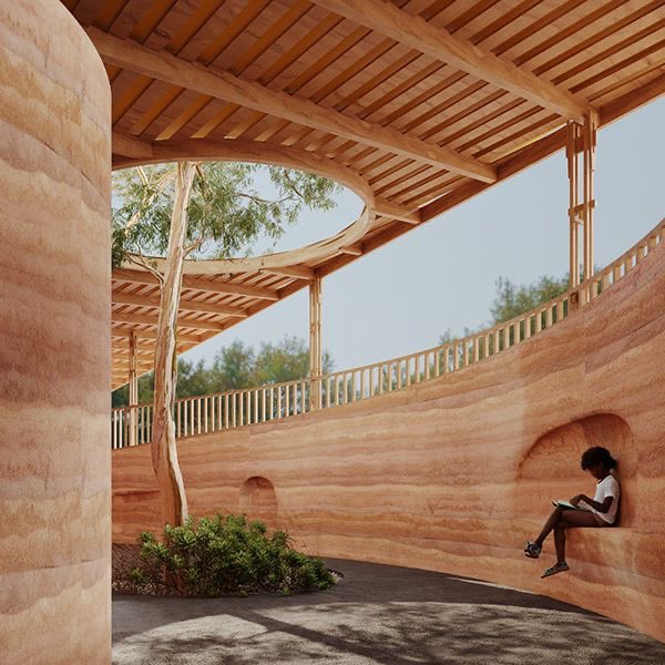 vangeorgh's tweet image. Today, let’s explore curves made with rammed earth 🧱