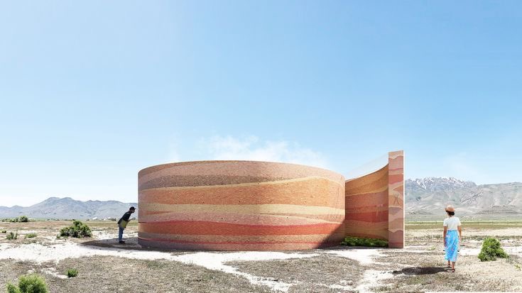 vangeorgh's tweet image. Today, let’s explore curves made with rammed earth 🧱