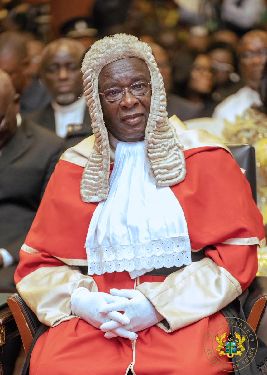 JDMahama's tweet image. Congratulations, Justice Paul Baffoe Bonnie, Chief Justice of the Republic of #Ghana. 

Remember, my Lord Chief Justice, that you stand at the intersection of law, history, and service. The expectations of our people are high, but so too is their hope.
 
You must, therefore, lead…