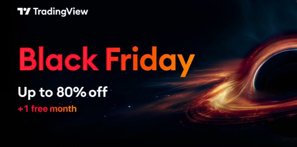 stockswithparth's tweet image. ♻️GIVEAWAY ALERT!🚨 

👉 I will be giving out TradingView Annual Subscriptions for Free to 3 Lucky People 

👉 100 Lucky people will get upto 80% discount coupons

📣 Rules :-

1️⃣ Follow @stockswithparth 
2️⃣ Like, Repost and Comment “TV”

Goodluck💯