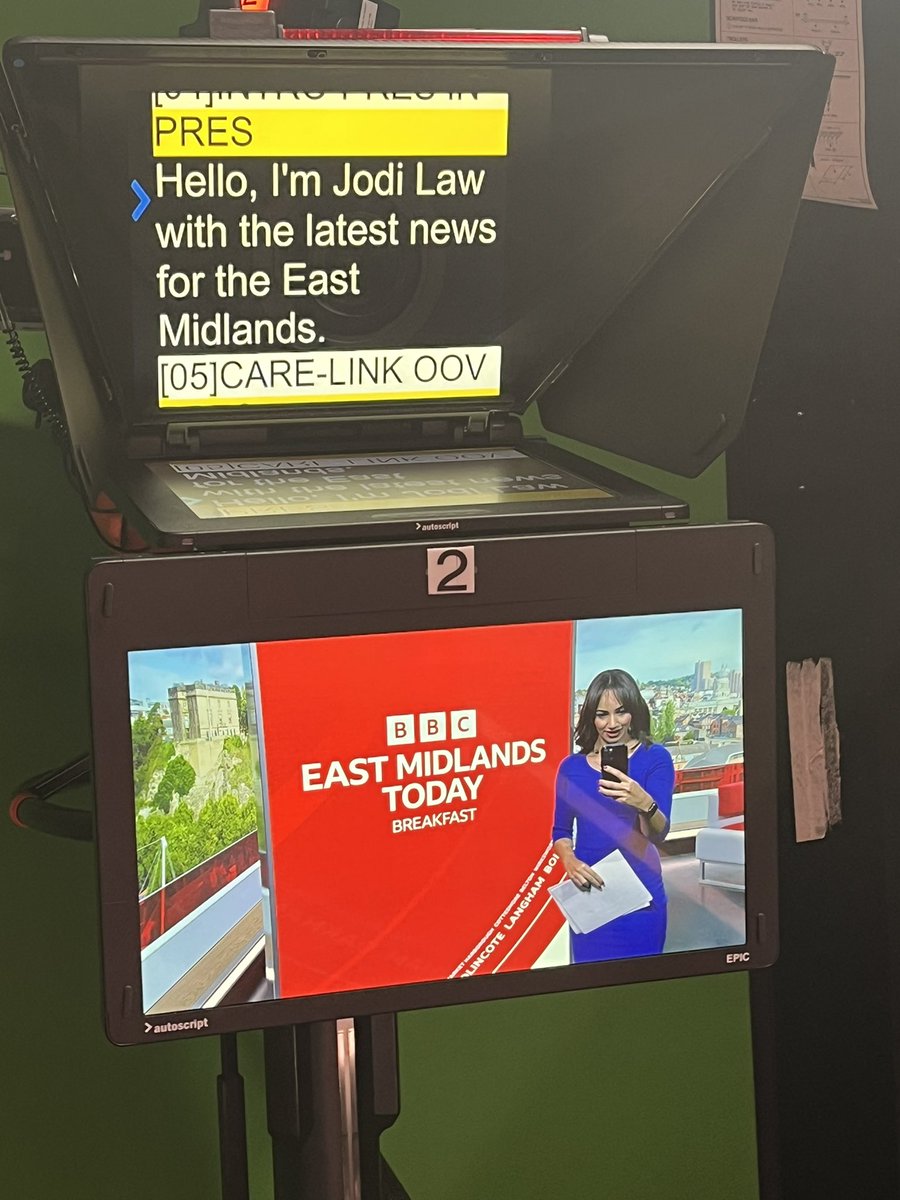Much better start today without the panic of having to get a last minute taxi to work because I couldn’t find my car key 🙄 I* found it! It was in my dressing gown pocket 🫠🤦🏽‍♀️ 

Back on the telly box throughout the morning @bbcone <a href="/bbcemt/">BBC East Midlands</a> 📺💕

(*my mum told me look there 🤭)