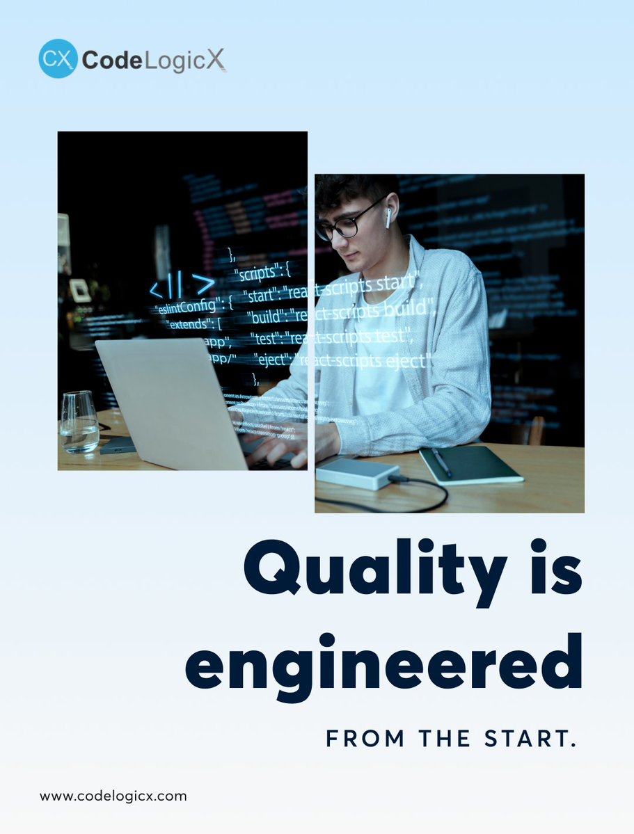 Codelogicx's tweet image. We believe quality isn’t a step, it’s a strategy.
Our Quality Engineering Solutions ensure your products perform flawlessly across speed, scale, and security.                            

#QualityEngineering #SoftwareTesting #CodeLogicX #DigitalExcellence  #QAAutomation