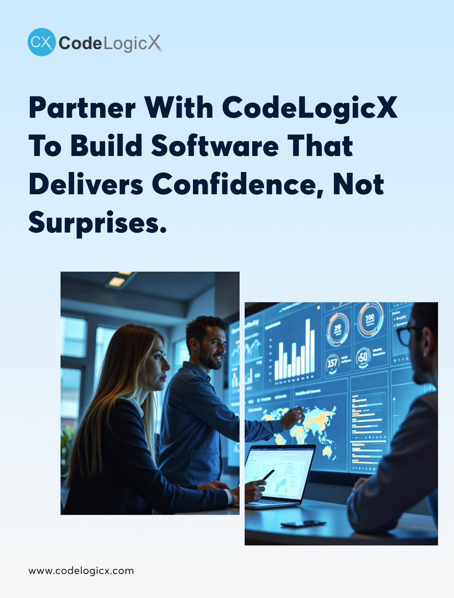 Codelogicx's tweet image. We believe quality isn’t a step, it’s a strategy.
Our Quality Engineering Solutions ensure your products perform flawlessly across speed, scale, and security.                            

#QualityEngineering #SoftwareTesting #CodeLogicX #DigitalExcellence  #QAAutomation