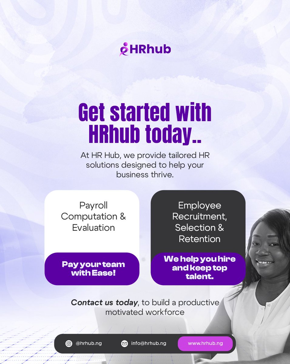 HRHub_'s tweet image. From payroll to recruitment, HRHub helps you build a productive and  motivated team.
Let’s get your HR right from day one with easy payroll, better hiring, Stronger workforce.

Gm CT
#HRHub #HRServices #TeamBuilding #Recruitment #payroll
#hiring #SmallBusiness #BusinessSolutions