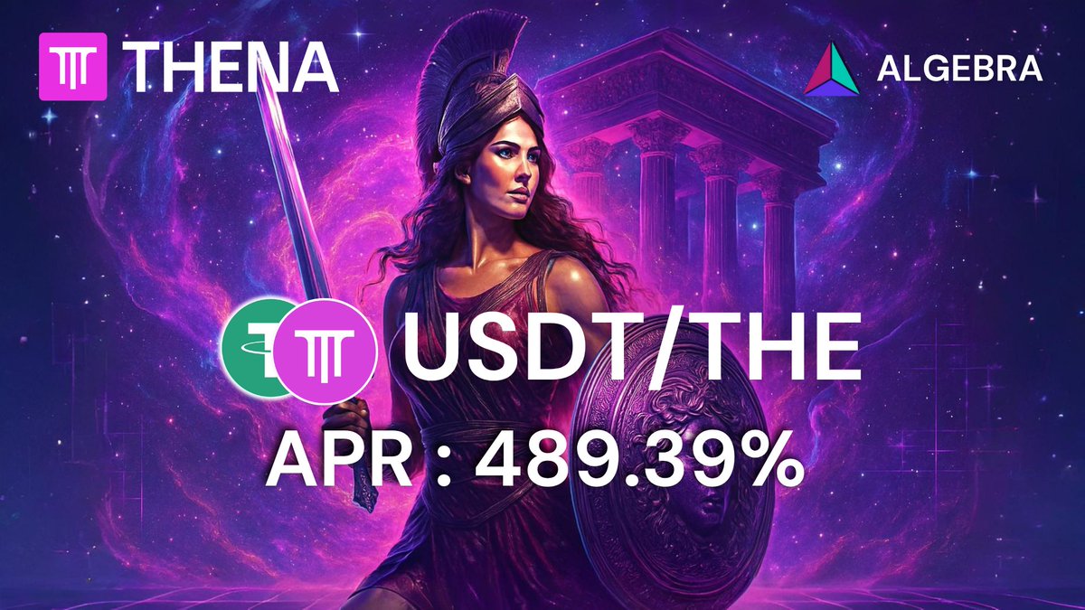 When stability pairs with volatility, the rewards get serious 📈

USDT/THE Manual pool now loaded with 489% APR <a href="/ThenaFi/">THENA</a>, powered by <a href="/CryptoAlgebra/">Algebra DEX Engine ➡️ Devconnect ARG 🇦🇷</a> ✨

➤ Choose Fees or $THE emissions 🏛️
➤ Select Your range 📈
➤ Deposit &amp; Earn 🪙

Don't wait, Start Earning Today ✅