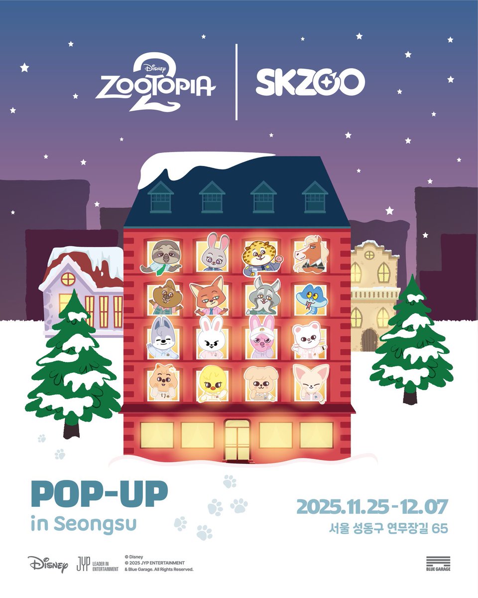 Zootopia2ㅣSKZOO POPUP in Seongsu🦊🐰🐾 ズートピア2とスキズの