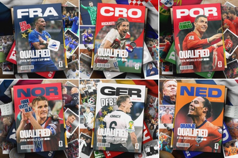 Spice919fm's tweet image. France 🇫🇷
Croatia 🇭🇷
Portugal 🇵🇹
Norway 🇳🇴
Germany 🇩🇪 
Netherlands 🇳🇱

All these European countries have all booked their ticket in the #FIFAWorldCup2026 ✈️

#SpiceSports 
#Waayɛdɛw