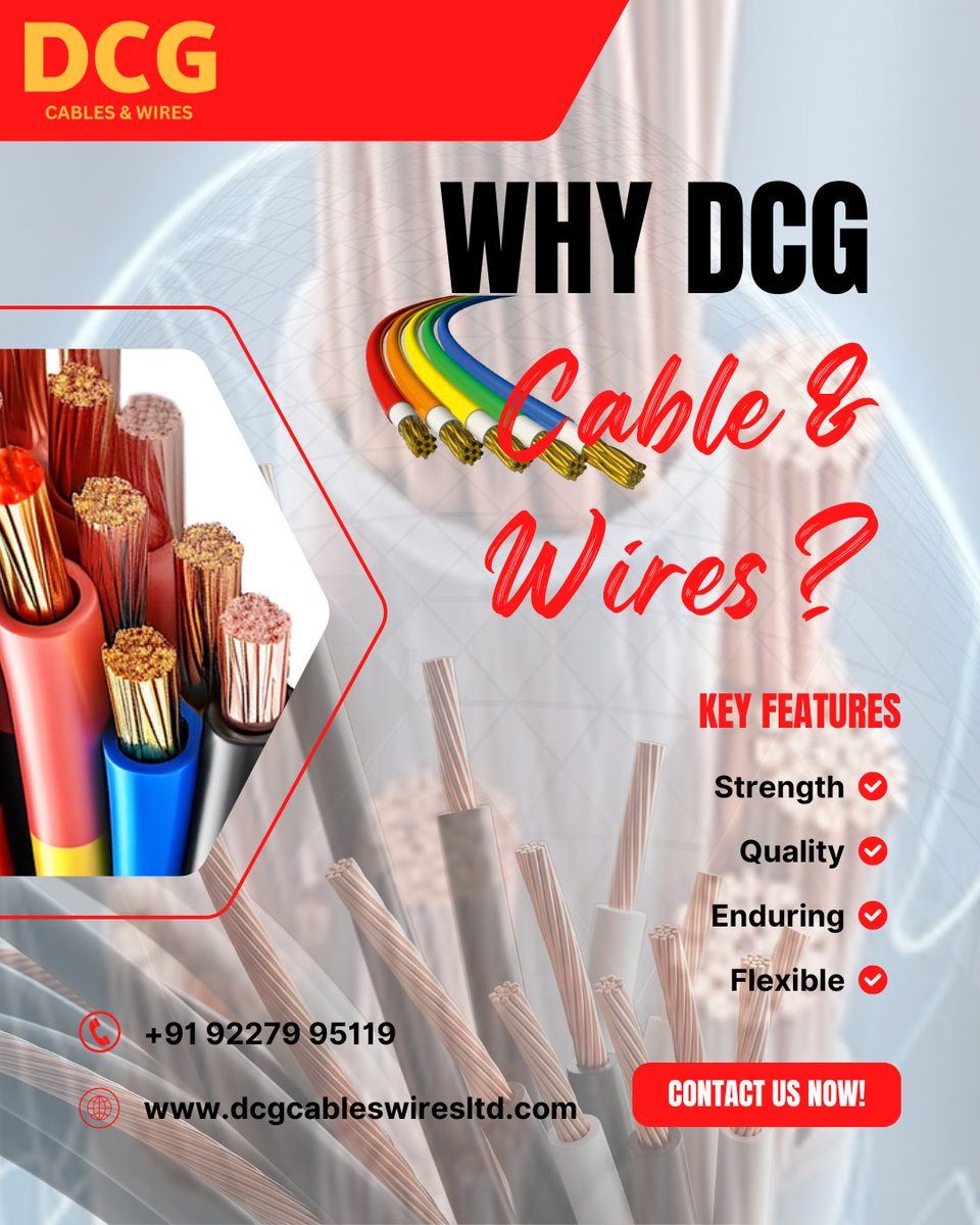 DCGCables's tweet image. Why DCG Cables &amp;amp; Wires? Because every connection deserves unmatched safety, strength, and trusted performance. ⚡🔗

#SubmersiblePump #DCGCables #electricity #electric #wire #cablesandwires #manufacturer #manufacturingindustry #Transformers #cables.