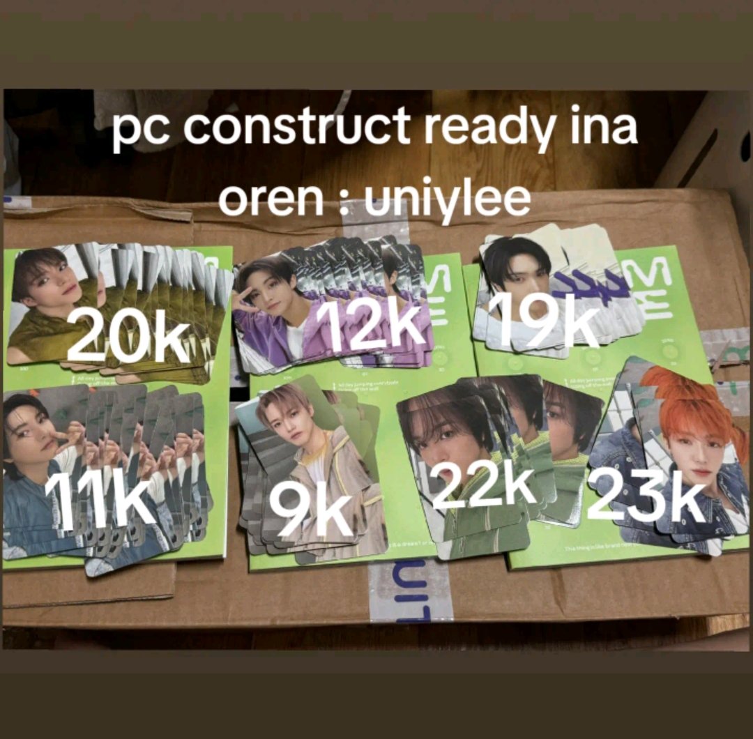 uniylee's tweet image. WTS PC nct dream scape contruct dan bttf digipack, dok jakarta, ready ina