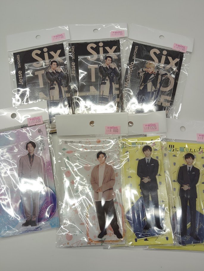 SixTONES 田中樹　ジェシー　森本慎太郎　髙地優吾　アクリルスタンド SixTONES 田中樹 ジェシー 森本慎太郎 髙地優吾 アクリルスタンド