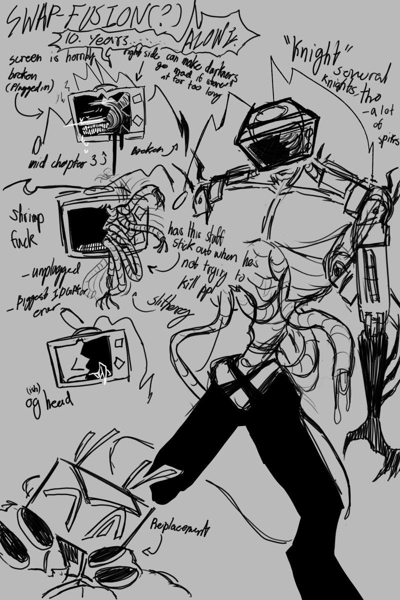 OnlineCorvus_'s tweet photo. lol i kinda made Tenna insane in the edgy way but uh yea au typa stuff #tenna #tennaDeltarune https://t.co/255zjjUKUz