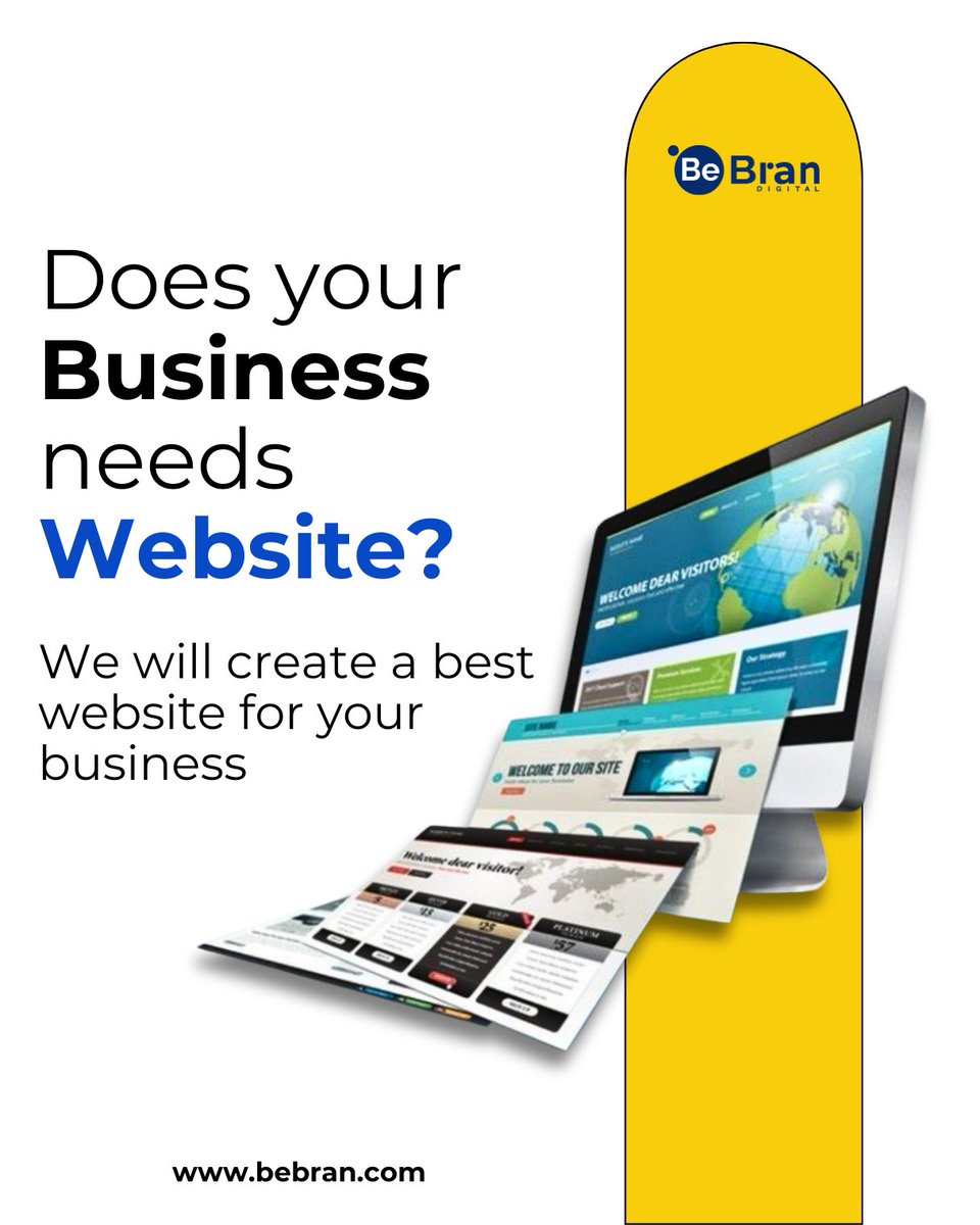 BeBranOfficial's tweet image. Does Your Business Need a Website? We’ll Build the Best One for You.
👉 Let us build a website that works as hard as you do!
#BeBranDigital #WebsiteDesign #WebsiteDevelopment #BusinessWebsite #DigitalMarketing #GrowWithBeBran #WebDesign #WebDevelopment #BrandIdentity