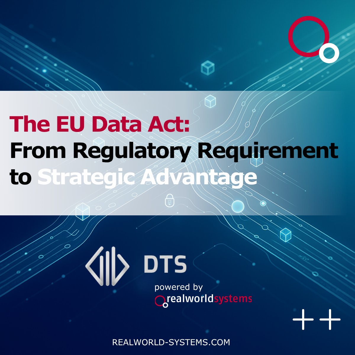 RealworldTweets's tweet image. The EU Data Act reshapes Europe’s data landscape with rules on access and sharing. At Realworld Systems, we view it as an opportunity for innovation. Our DTS platform helps organizations meet these requirements while driving business value.
👉 Learn more: datatransitsystem.com