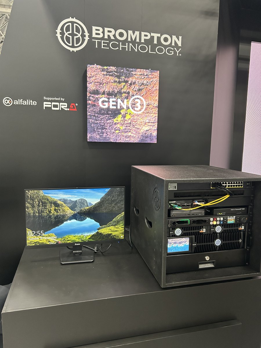 arkventures_inc's tweet image. 絶賛調整中🎥
明日からです！
内容盛りだくさんなのでぜひお越しください😊

小間番号：Hall 7 7309
イベントHP：inter-bee.com/ja/

#InterBee #ROEVisual #Brompton #MEGAPIXEL #DISGUISE #HIVE #VENTANA #DISPLAX #waterbirdsystems #gworks #sitev