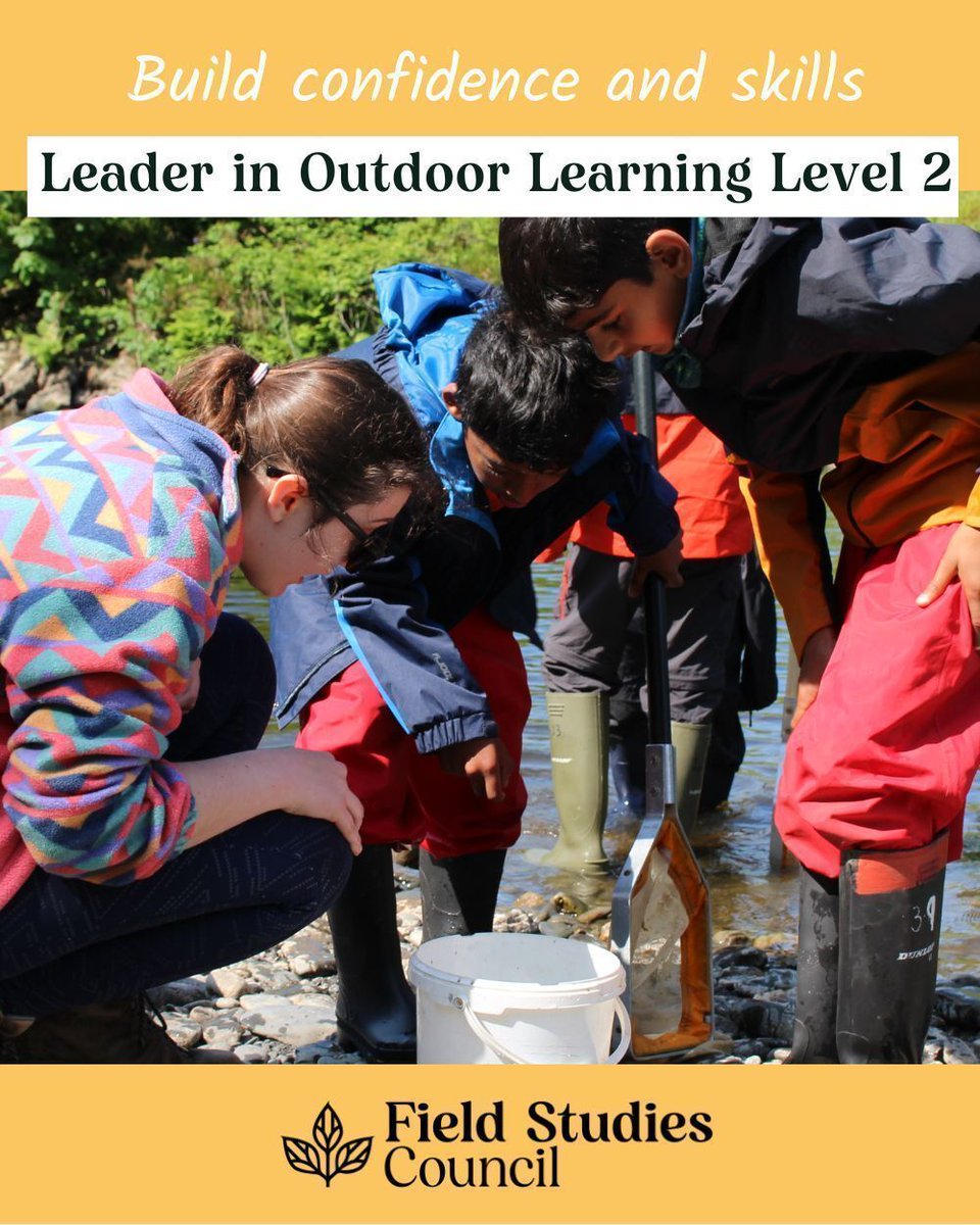 FieldStudiesC's tweet image. Teachers -  do you want to take your class outdoors?
Our Leader in Outdoor Learning – Level 2 course is designed for educators and practitioners who want to confidently lead engaging, safe, and inspiring outdoor sessions.

✅ Build practical skills
✅ Gain confidence in planning…