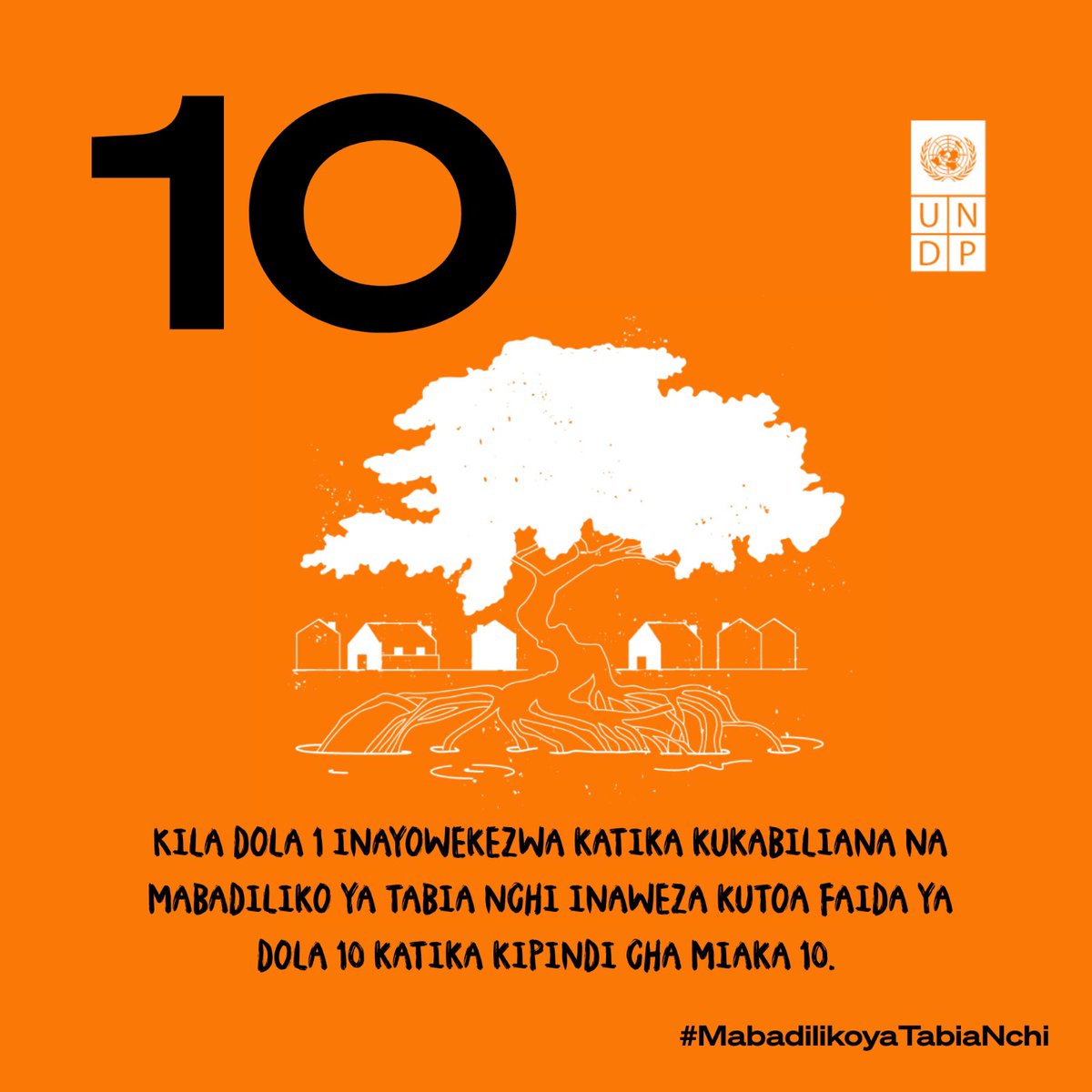 <a href="/UNDPClimate/">UNDP Climate</a> <a href="/UNDPAfrica/">UNDP Africa</a> <a href="/UNDP/">UN Development</a> <a href="/komatsubarasan1/">Shigeki Komatsubara</a> <a href="/UNDPplanet/">UNDP Planet</a> <a href="/UnitedNationsTZ/">UN Tanzania 🇺🇳</a> 🔟 | #ClimateCounts

Every $1 invested in climate adaptation and resilience can generate more than $10 in benefits over 10 years

🟰 Discover 30 numbers that explain the climate crisis: go.undp.org/ClimateCounts

<a href="/UNDPplanet/">UNDP Planet</a>