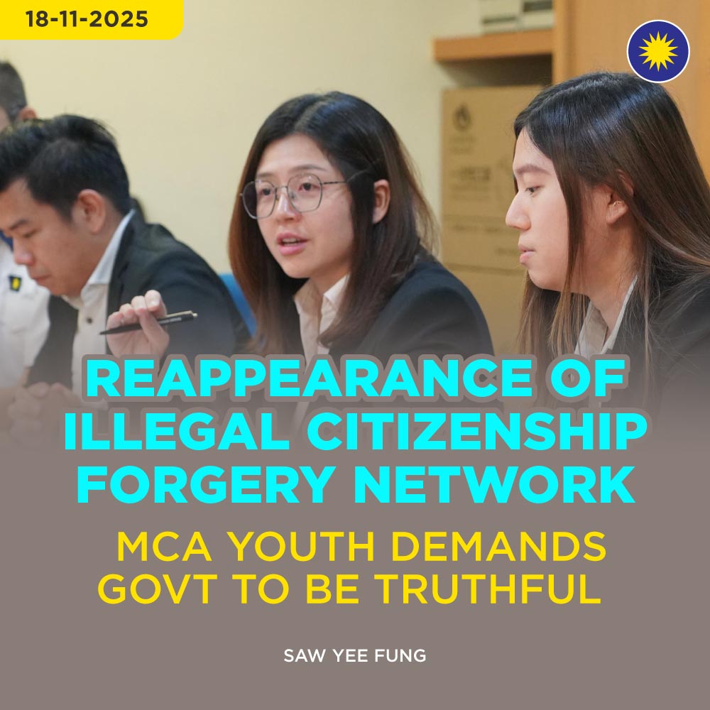 MCAHQ's tweet image. We must state clearly to the government that those who sell citizenship are betraying the nation, and those in power who remain silent and inactive are enabling this betrayal.

mca.org.my/2/Content/Sing…

#马华公会
#MCA
