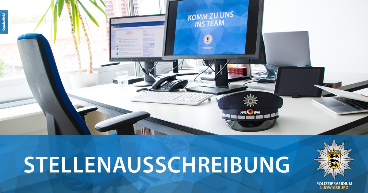PolizeiLB's tweet image. #Stellenausschreibung 

MITARBEITERIN/MITARBEITER IM BEREICH POLAS-/INPOL-PRÜFDIENST BEI
DER DATENSTATION (W/M/D)

📍#Böblingen

ppludwigsburg.polizei-bw.de/wp-content/upl…