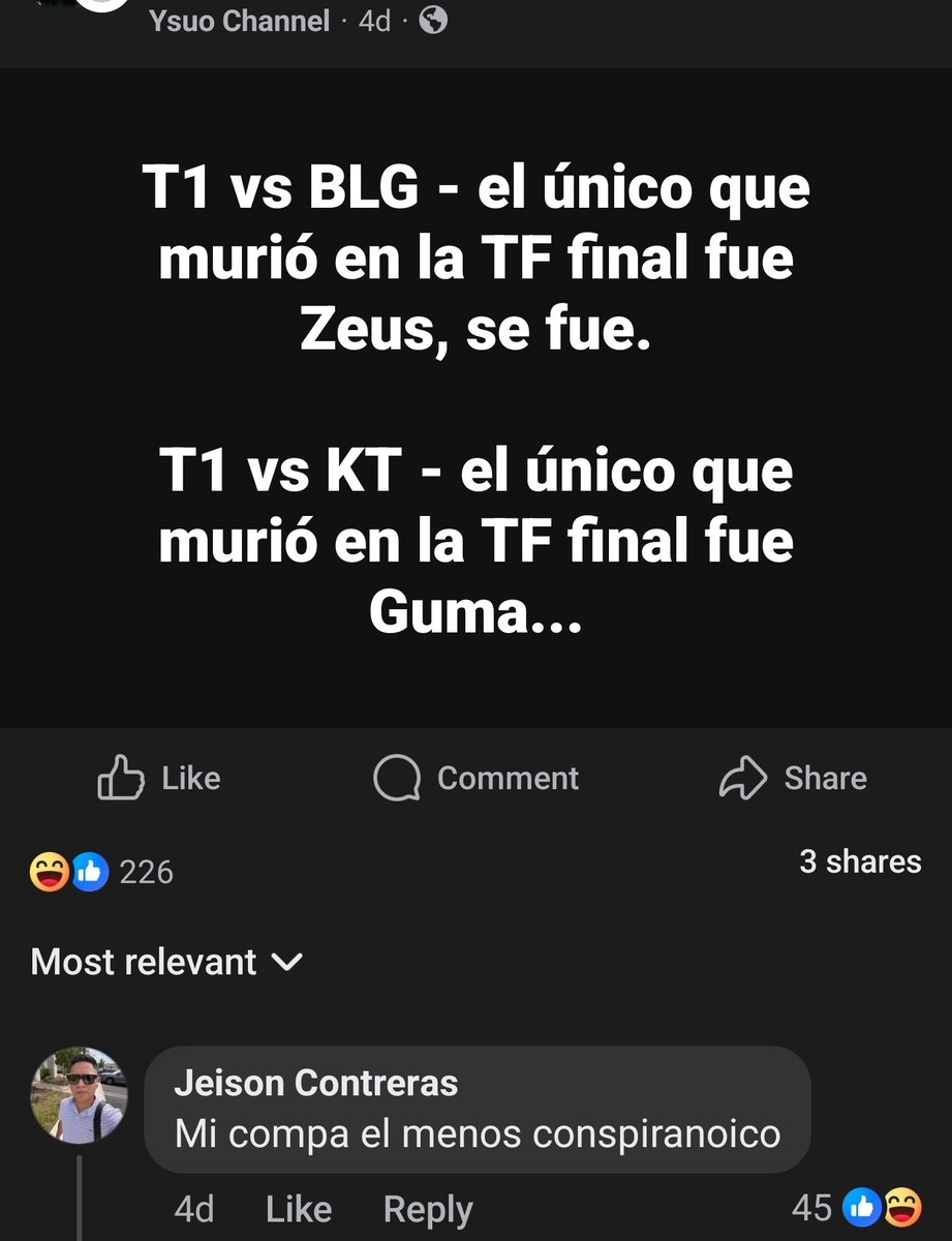 EL man que posteo esto hace 4 dias sabia cosas yuchos se burlaron de él #Gumayusi #T1