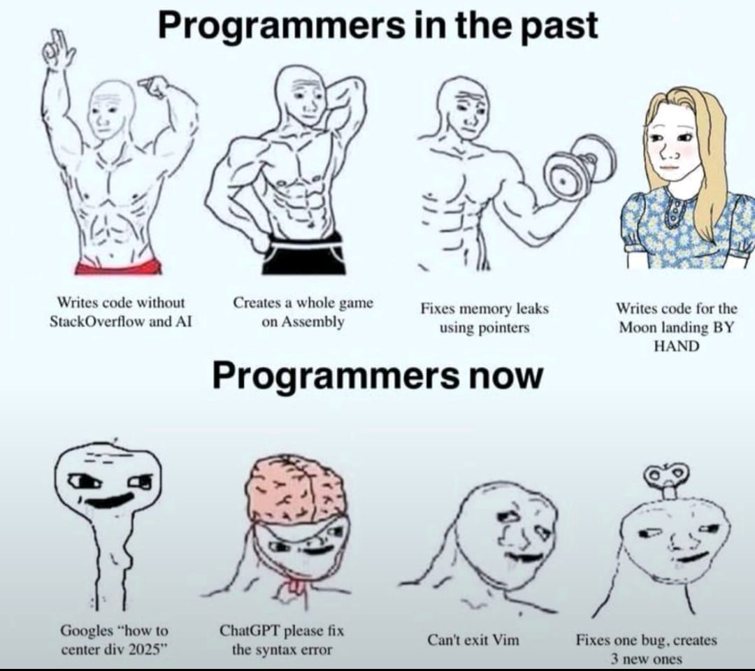 lukecodez's tweet image. This is soo true in 2025