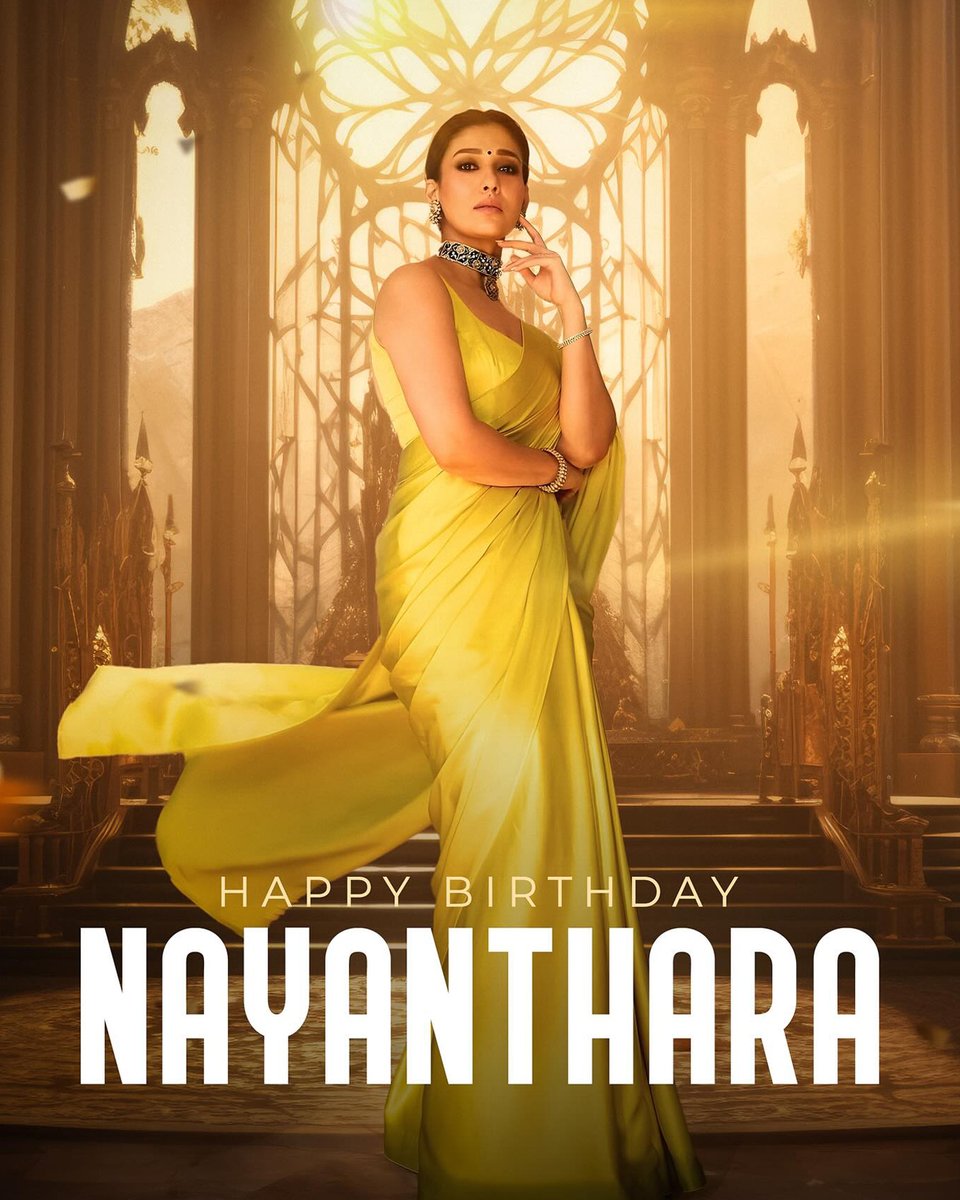Wishing the ever-inspiring Lady Superstar #Nayanthara a fabulous birthday! ✨💐🎂

#HappyBirthdayNayanthara #LadySuperstar #HBDNayanthara #SriBalajiVideo