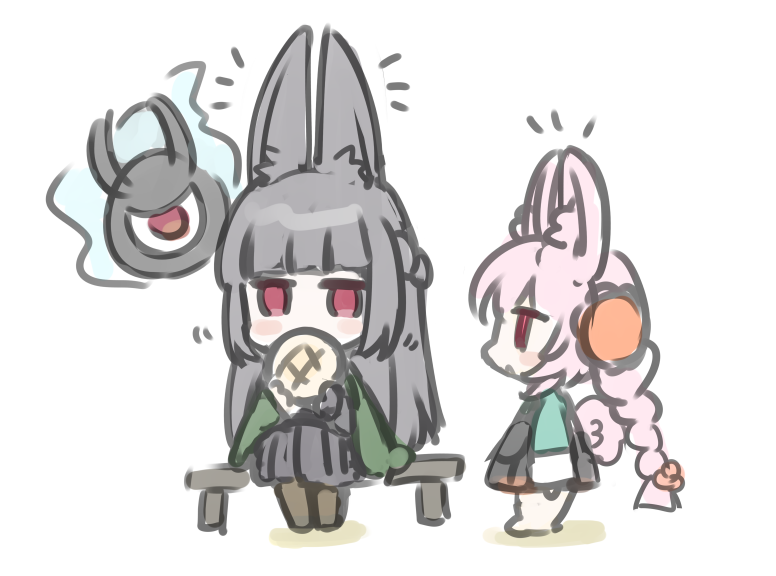 「オミミナガイナガイオソロカワイイネ」|なつめえり🍚神のイラスト