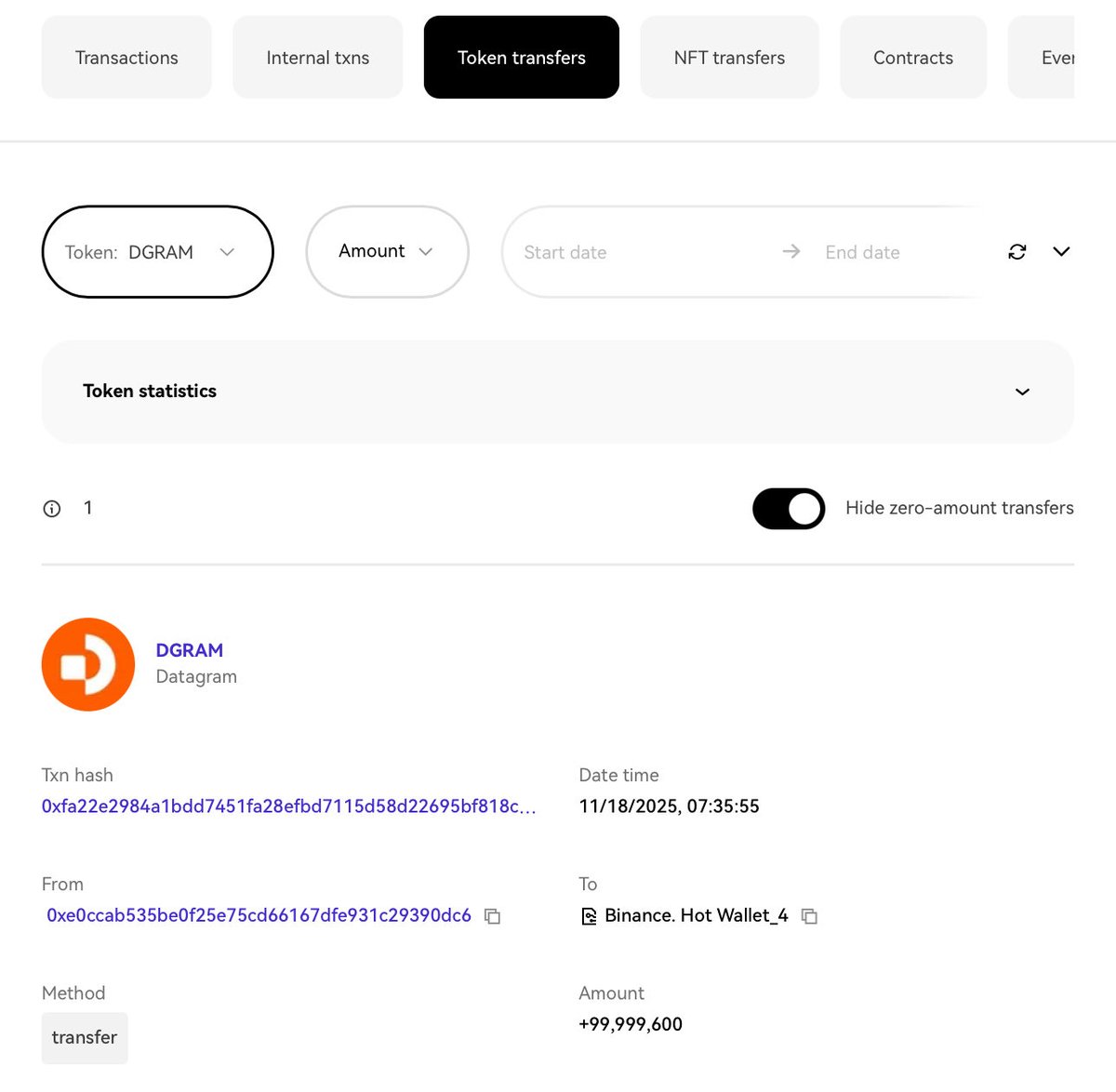 w3b3marshall's tweet image. Datagram Network (DGRAM) Alpha airdrop 
Time: November 18, 2025, at 08:00 (UTC).

To claim: 3340 $dgram
Required points: 245
Method: First Come First Serve

Estimated Quota: 29,940

Alpha Airdrop accounts for 4.34% of the total token supply

Note: If the reward pool is not fully…