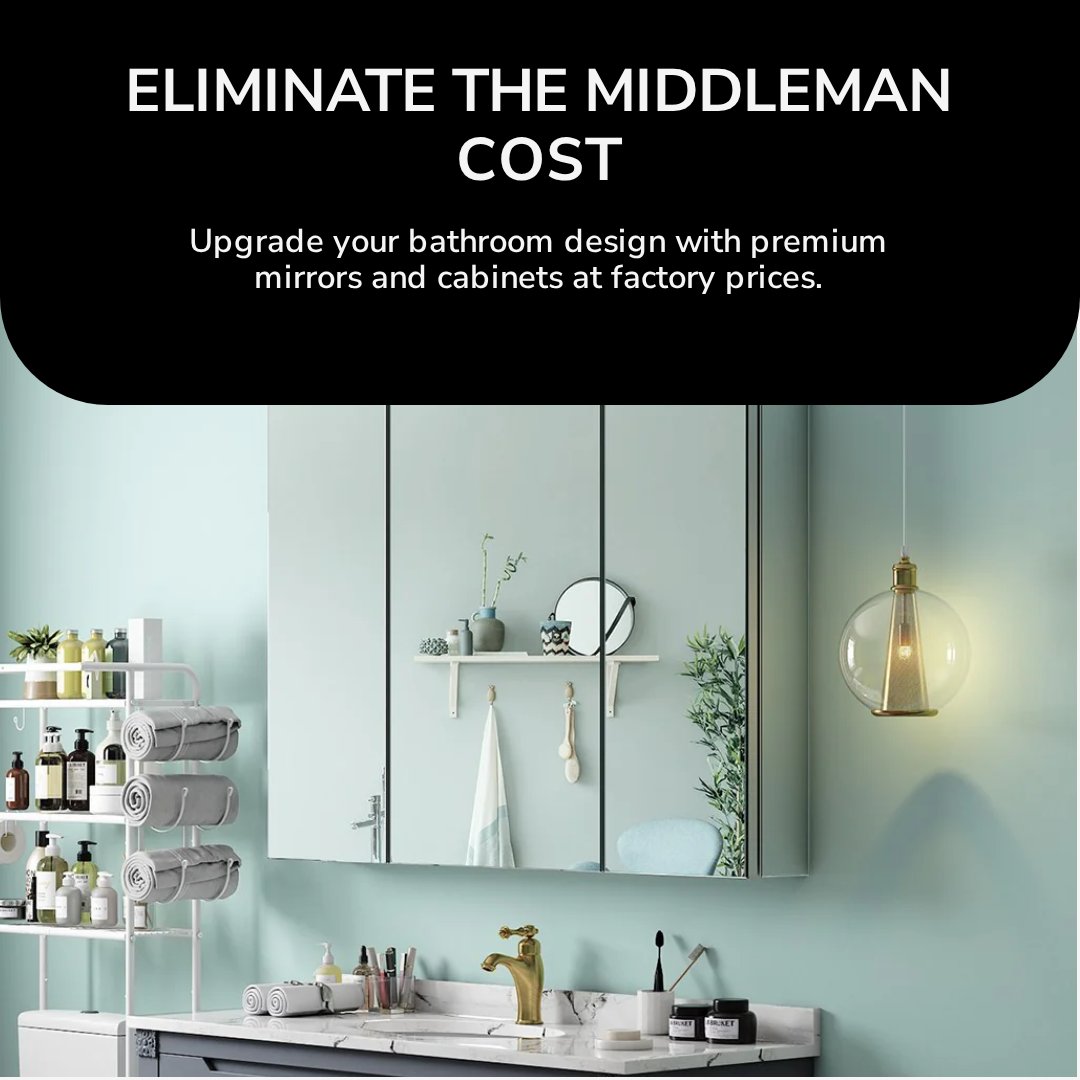 Crafted with tempered glass and precision hinges – we build these to last.

#mirrorcabinets #medicinecabinet #bathroommirror #TemperedGlass