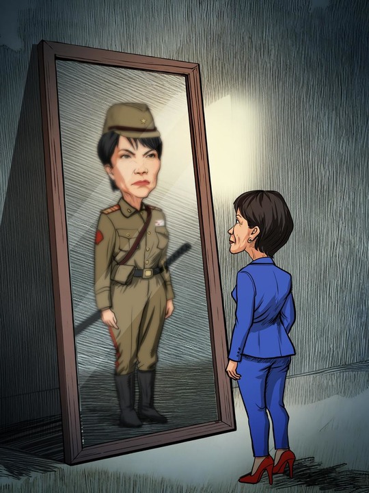 Satirical cartoons created by artists from various countries