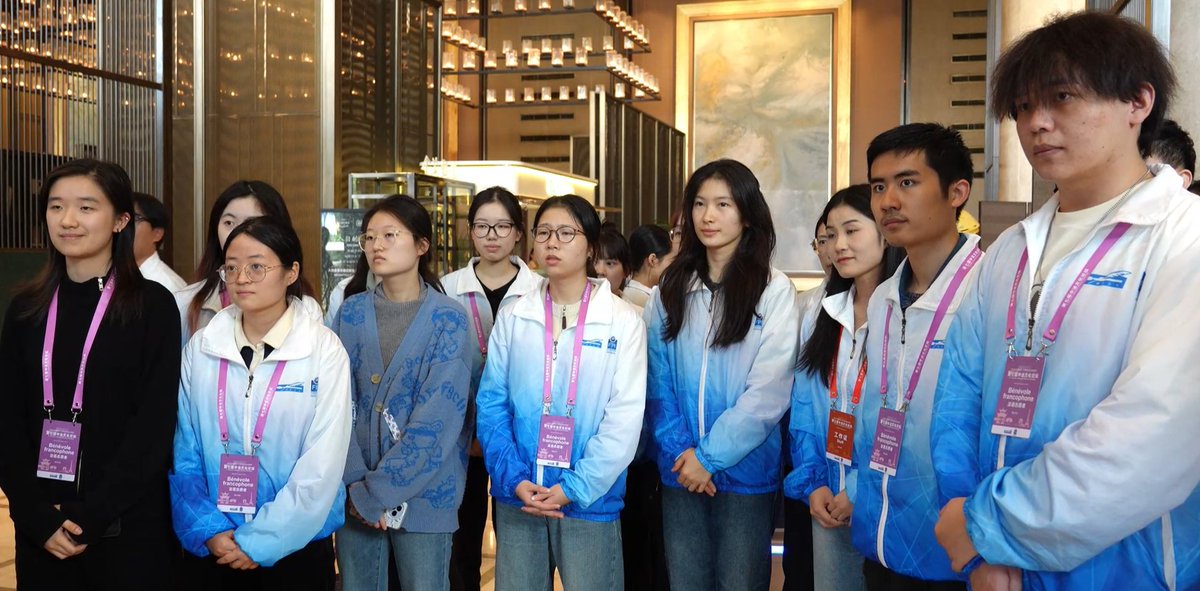 WHU_1893's tweet photo. 🎉Young #WHUers bring cultures closer together! #WHU's French students lent their linguistic prowess and cross-cultural insight to the 7th China-France Cultural Forum, nurturing mutual understanding through meaningful interactions. 🥰#StudyAtWHU https://t.co/dlC9oxF9q1