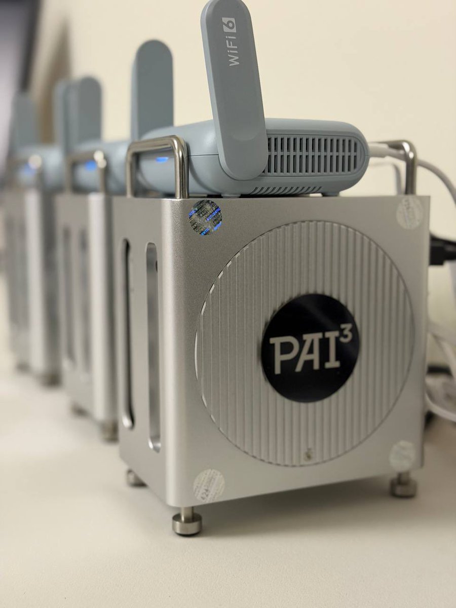 Pai3Ai's tweet image. The next batch of PAI3 Power Nodes is officially ready to ship. 📦🔥

Precision-built. Tested. Engineered for decentralized intelligence at scale.

Every shipment strengthens the global network — and brings real AI ownership closer.

#PAI3 #DecentralizedAI #EdgeCompute…