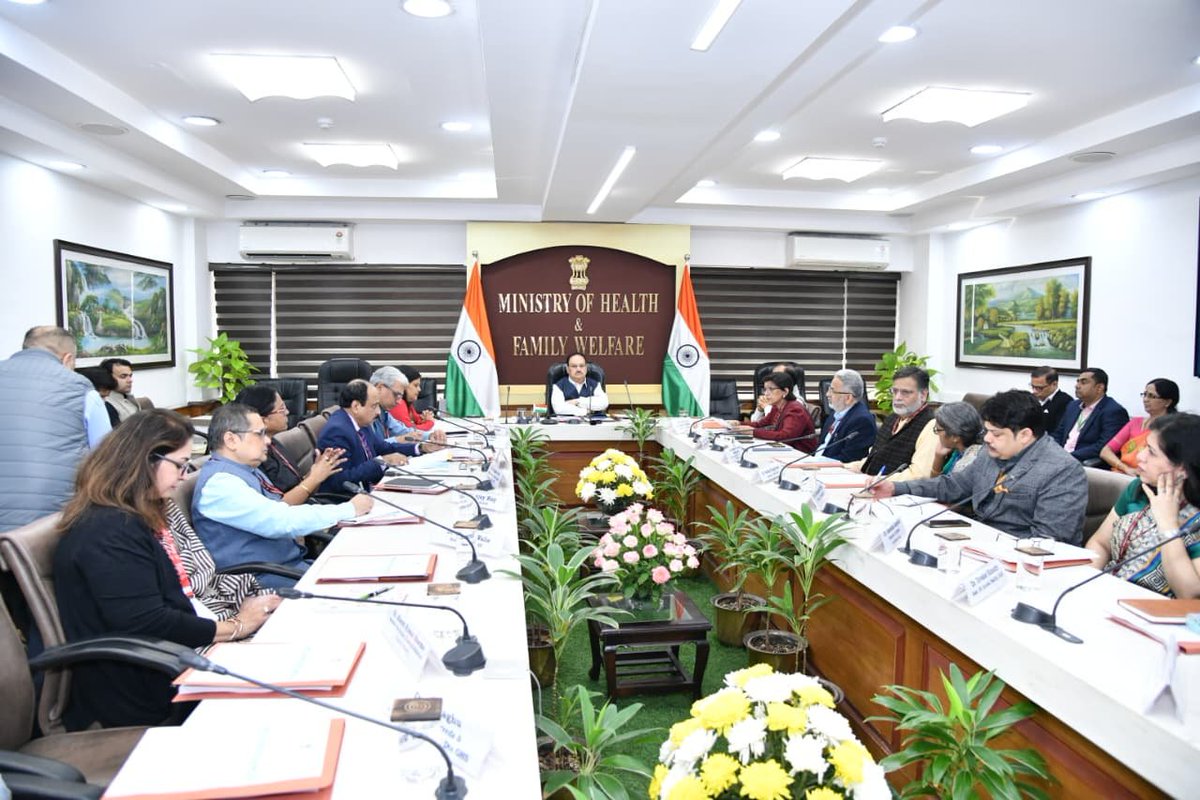 Health Minister <a href="/JPNadda/">Jagat Prakash Nadda</a>  launches National Action Plan on Antimicrobial Resistance 2.0 (2025–2029), marking a major step in combating Antimicrobial Resistance through a One Health Approach.

<a href="/MoHFW_INDIA/">Ministry of Health</a> #AntimicrobialResistance