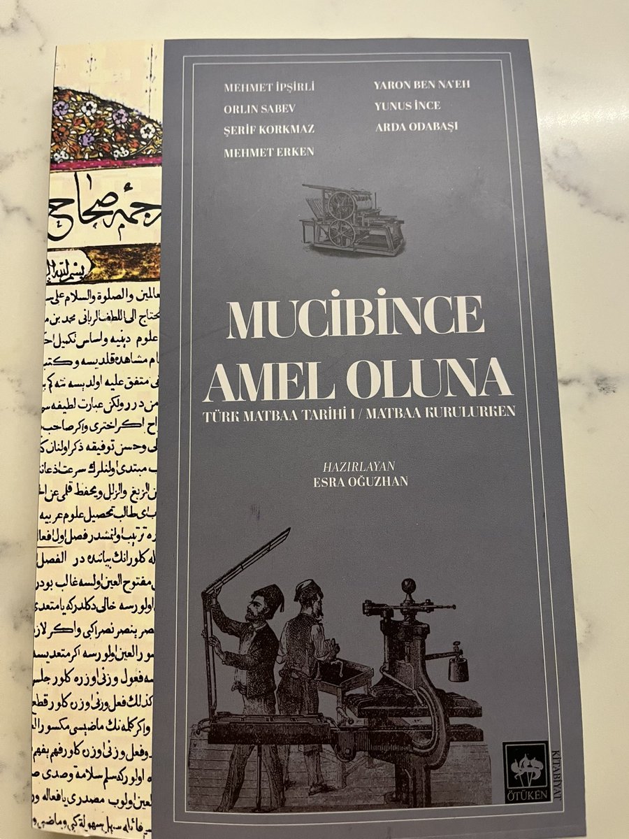 Uzun zamandır üzerinde çalıştığımız kitabımız <a href="/otukennesriyat/">Ötüken Neşriyat</a> tarafından basıldı. Genel yayın yönetmeni <a href="/GokturkOmer/">Göktürk Ömer Çakır</a> editör <a href="/OuzhanMuratztr/">Oğuzhan Murat Öztürk</a> e sonsuz teşekkürler. Kitabın basın tarihi alanına katkı sağlaması ve matbaa tarihi çalışmalarına devam etmemiz temennisiyle.