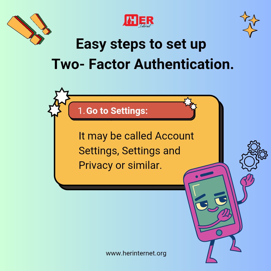 HerInternet's tweet image. #TechTuesday
Even if your password is guessed or stolen, Two-factor Authentication (2FA) can still protect your accounts. Use an authenticator app like Google Authenticator instead of SMS codes. 

For more quick tips, check out pur #SecureVoices Manual: herinternet.org/secure-voices-…