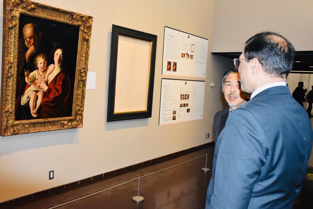 Ambassador Abdul Hameed visited the National Museum of Western Art