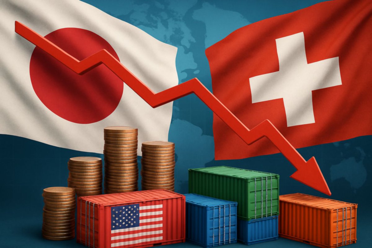 BlogistDe's tweet image. Japan und Schweiz rutschen 2025 in die Rezession – Exporte und US-Zölle unter Druck

blogist.de/japan-und-schw…

#Rezession #USZolle #Exporte #Schweiz #Japan