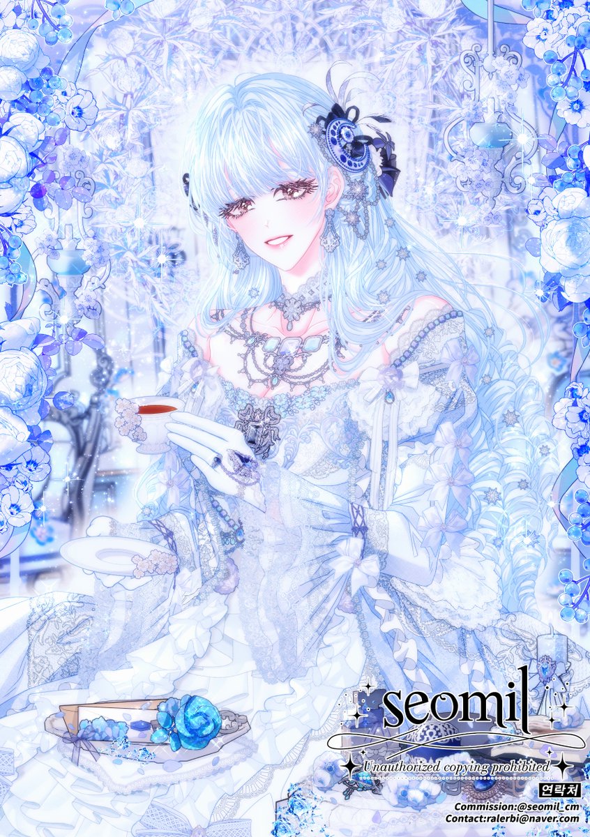 seomil_t's tweet photo. 로판풍 표지타입 1인 커미션 작업했습니다~ 신청 감사드립니다! https://t.co/o9IVNR5W5E