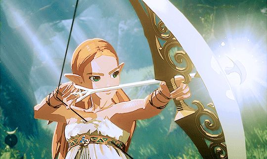 aerithsroses's tweet image. &quot;Why does Zelda have a bow? she&apos;s not a girlboss&quot; 

OMG OPEN THE SCHOOLS!!!!!!!!1