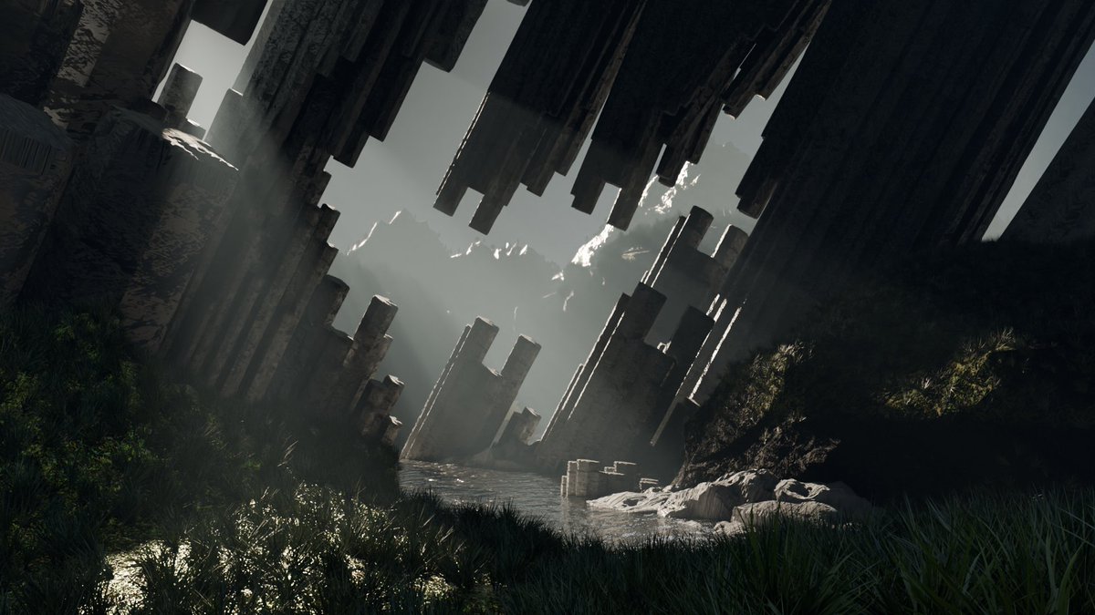 sukura3D's tweet image. ジオメトリーノードのチュートリアルを使って作りました。#blender #b3d #3DCG