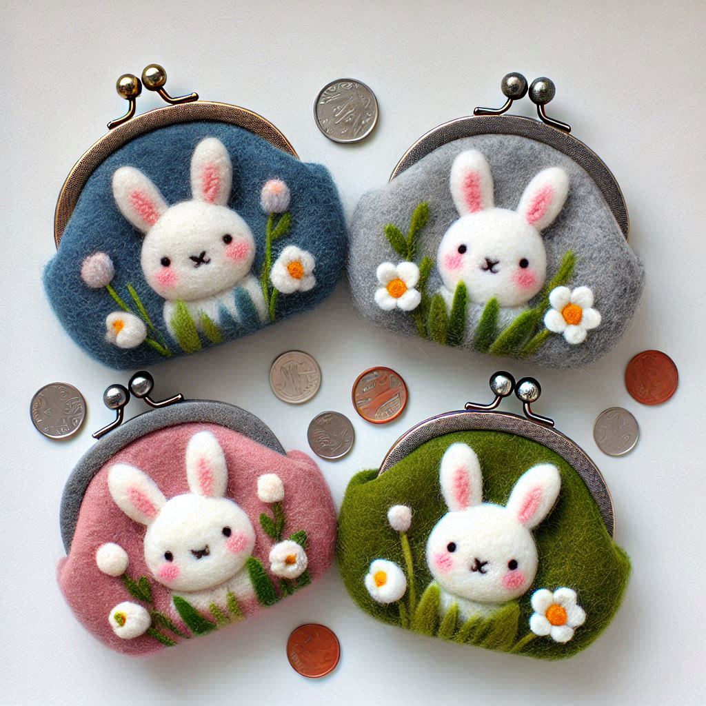 ウサギの小銭入れ

#AI画像 #羊毛フェルト #フォロバ100：変垢✖