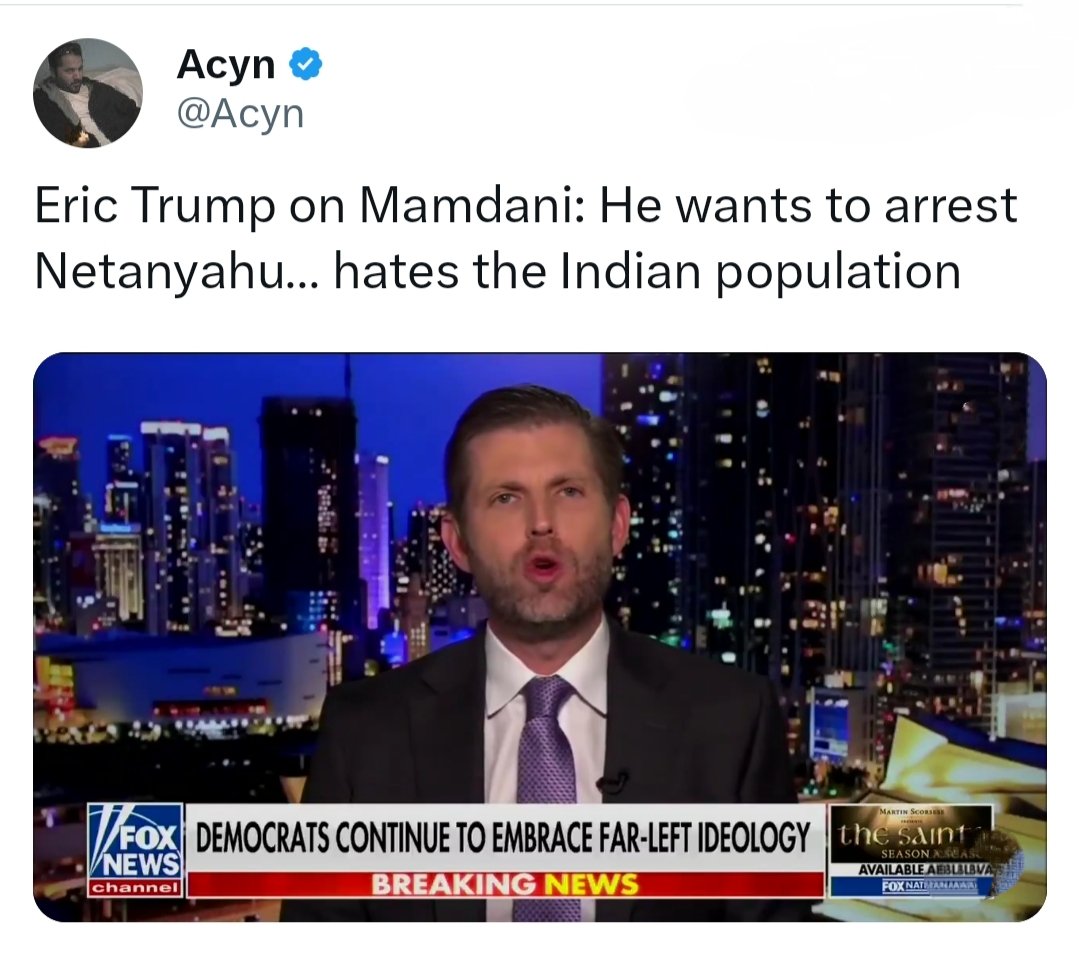 JoeRemruata's tweet photo. Zohran Mamdani is an Indian.
You can't be this racist and this fucking stupid at the same fucking time!
Get fucked, you son of a pedophile. ππ½
#DimSon https://t.co/bhhMjwAooz
