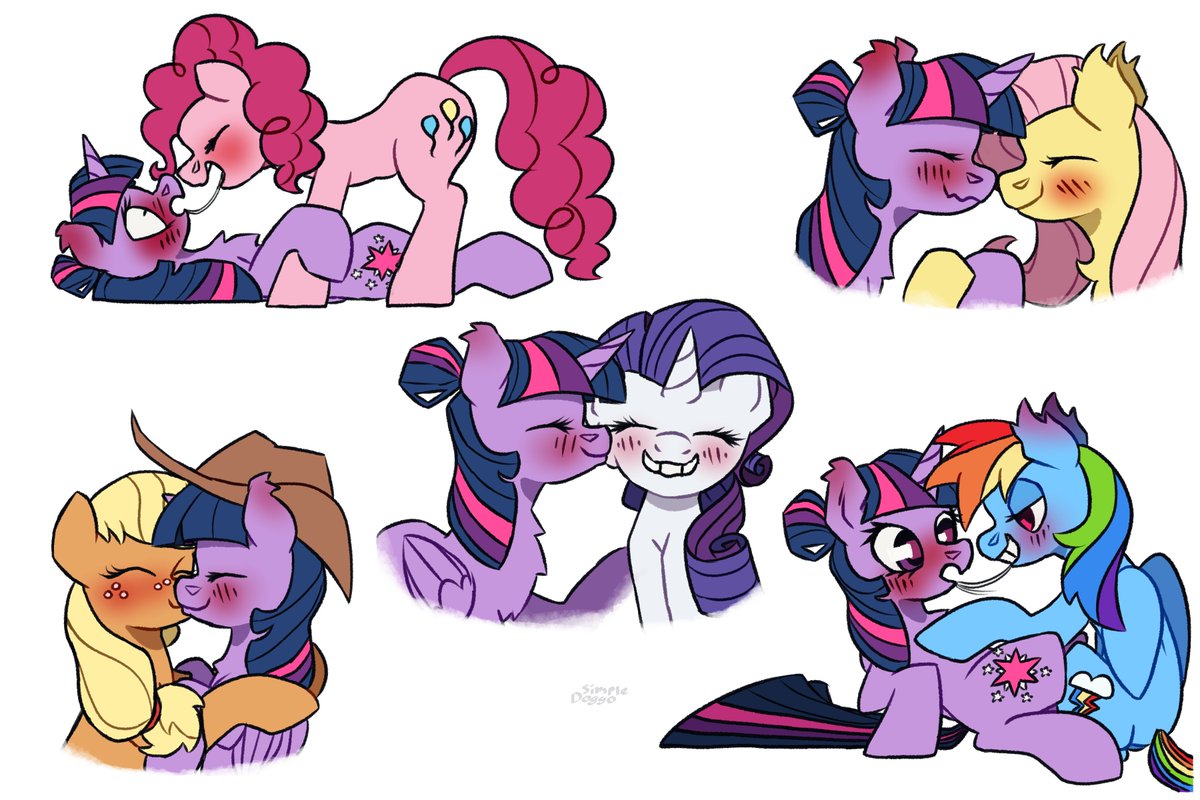 SimpleDoggoArts's tweet image. Kisses