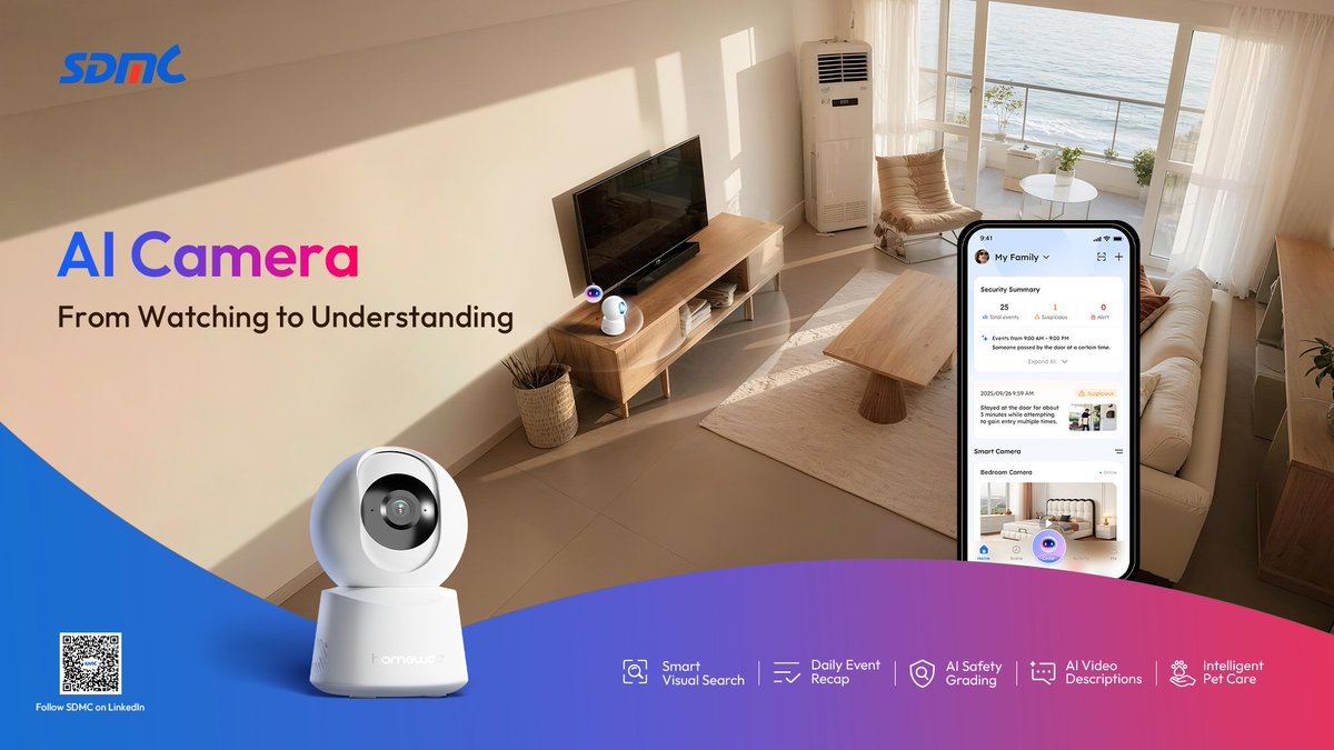 sdmctech's tweet image. Thrilled to unveil CedarHome Vision​ at #APACTVSummit!

Powered by Google Gemini, this new subscription service transforms standard IP cameras into intelligent services for AI Home

Visit us to see it in action: en.sdmctech.com/contact-us/ser…

🎯 Meeting Room 117
📆 Nov 18-20

#SDMC