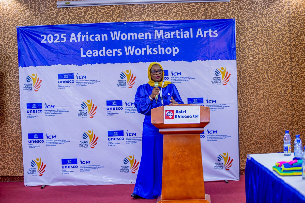 2025 AFRICAN WOMEN MARTIAL ARTS LEADERS WORKSHOP

In her opening remarks, AWISI President Dr Mariam Mpaata reaffirmed our commitment to empowering women through discipline, leadership and sport. 
 
#TogetherWeWin 
#AWISI
#MartialArts
#MartialArtsLeadership